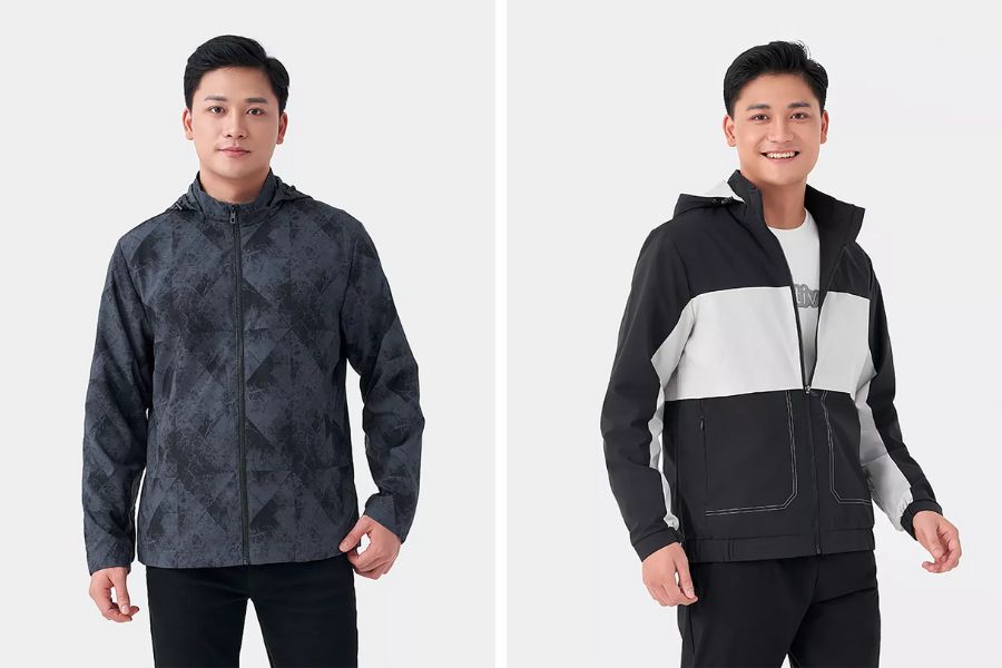 Áo khoác dù 2 lớp cao cấp của thương hiệu 5S Fashion