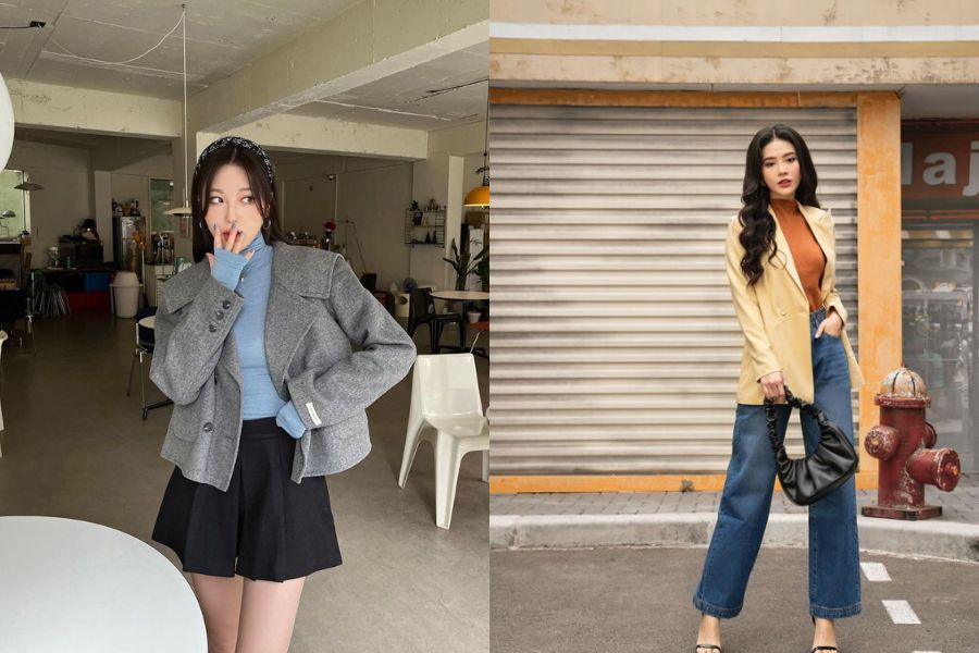 Layer áo mongtoghi với áo khoác