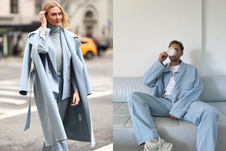 Phong cách Minimalist Blue