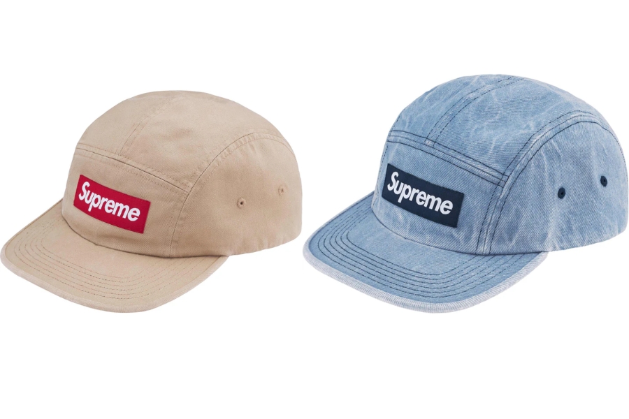 Mũ Washed Chino Twill Camp Cap - Supreme