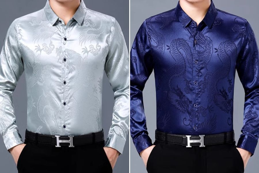 Ưu điểm của sơ mi vải gấm nam