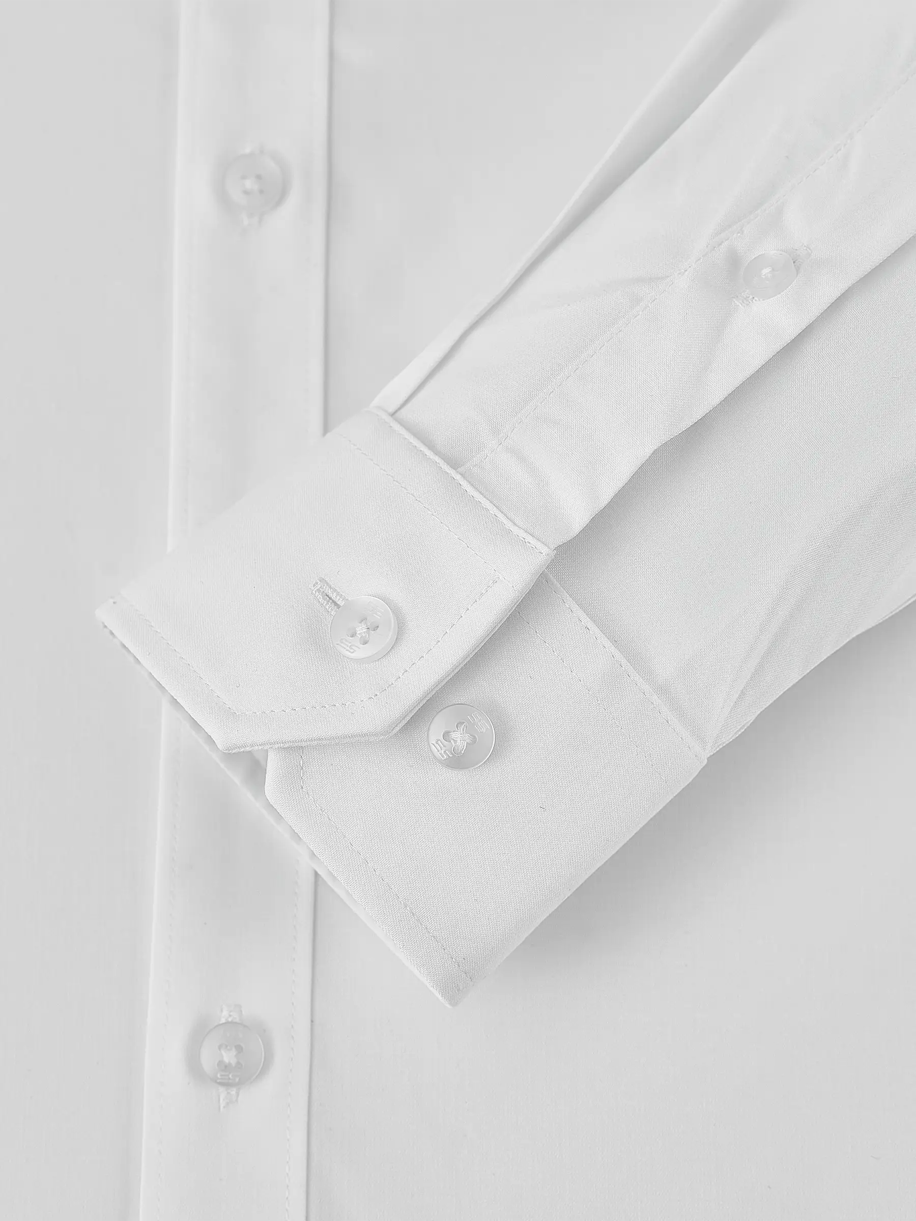 Áo Sơ Mi Nam Dài Tay Màu Trắng 5S Fashion Phom Slimfit M0ASM25065