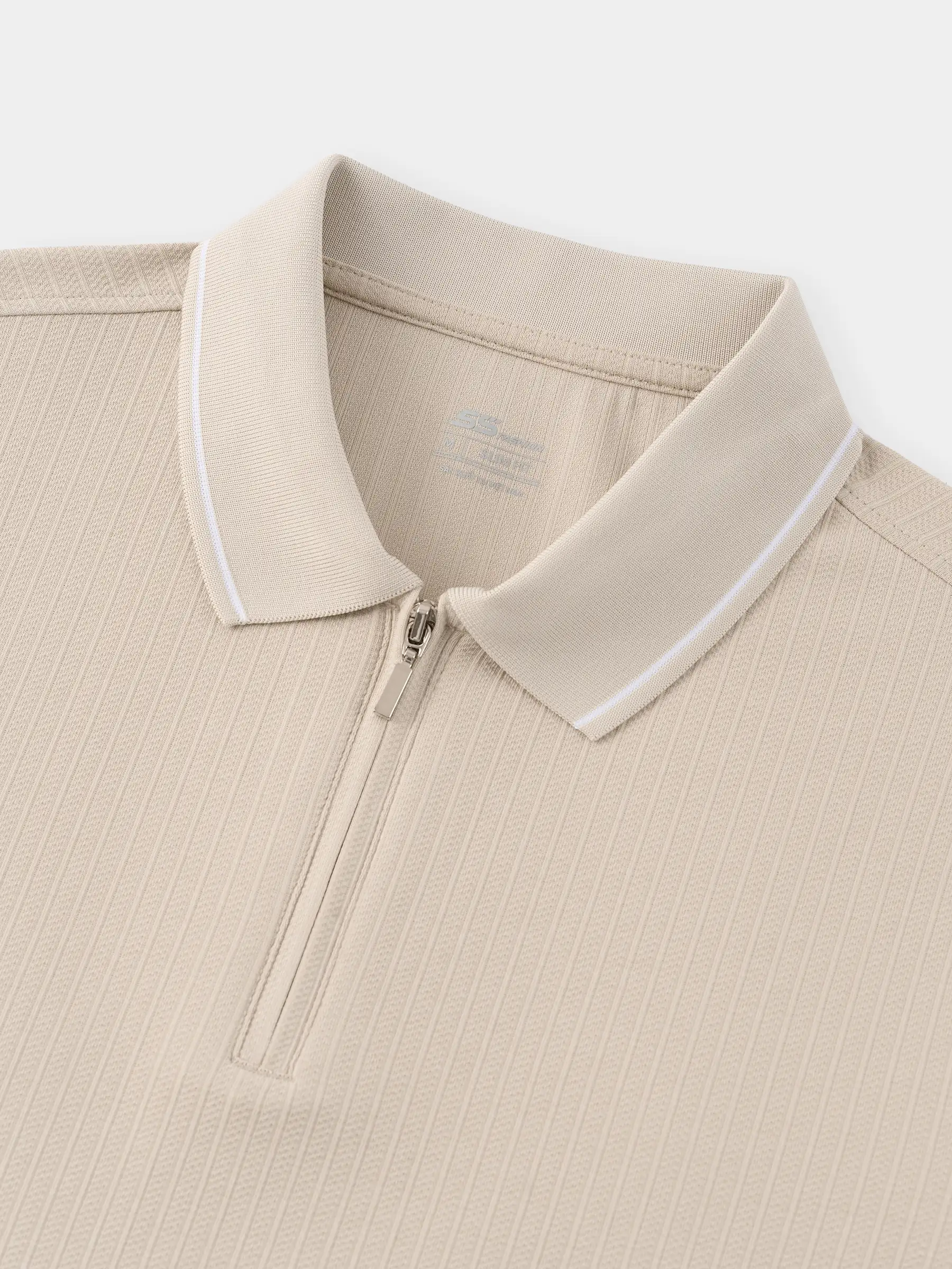 Áo Polo Nam 5S Fashion Cổ Khóa Vải Hiệu Ứng Phom Slimfit M0APC26014