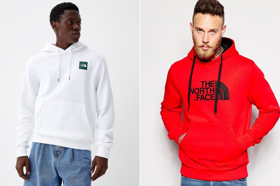 The North Face là một trong các thương hiệu hoodie được vận động viên ưa chuộng