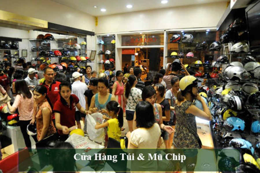 Cửa hàng Túi & Mũ Chip là điểm đến không thể bỏ qua khi mua sắm mũ nón