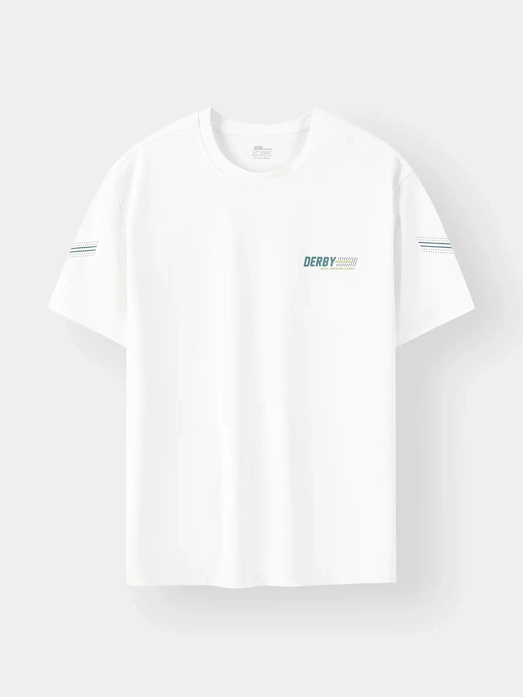 Áo Thun Nam 5S Fashion Vải Thun Mát Lạnh Phom Slimfit M0ATS26014