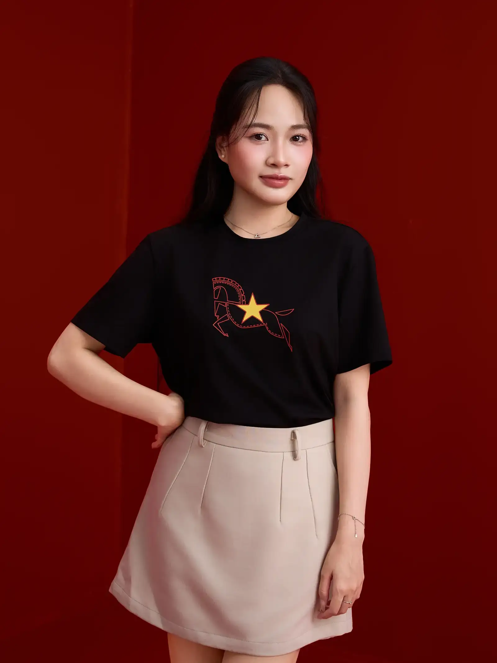 Áo Thun Việt Nam Unisex 5S Fashion Phom Regular U0ATS26053