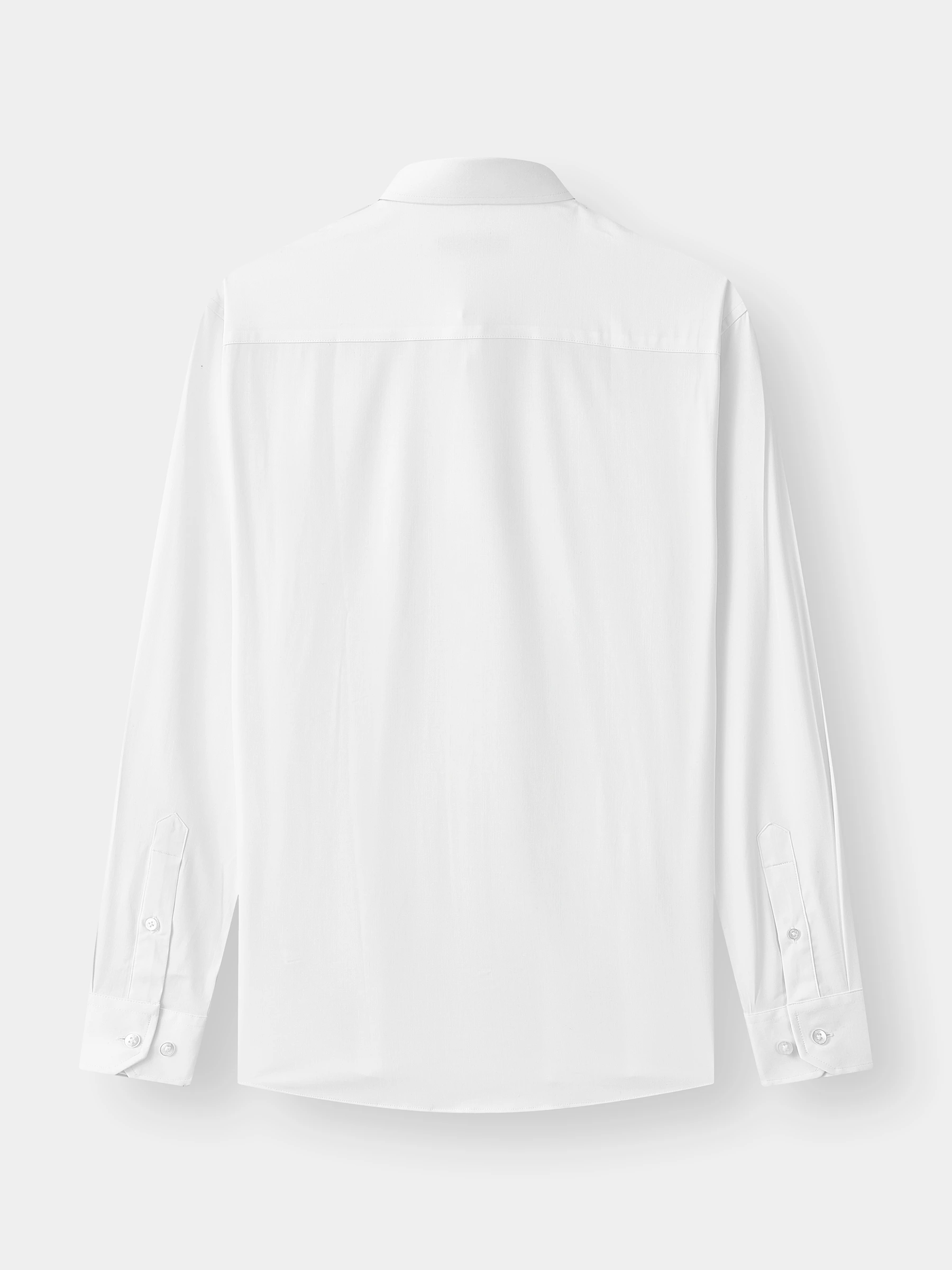 Áo Sơ Mi Nam 5S Fashion Màu Trắng Có Túi Phom Regular M0ASM25015