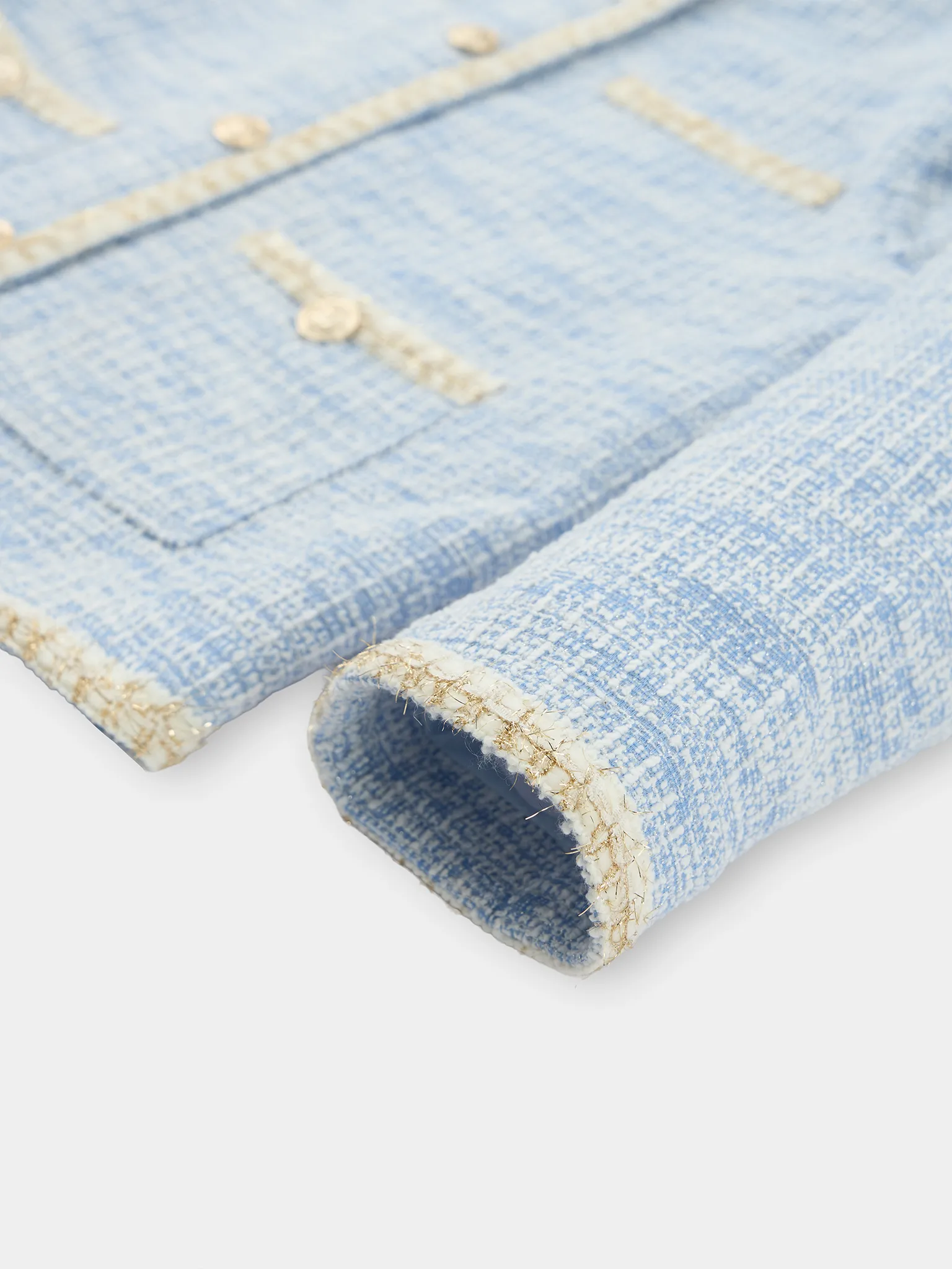 Áo Khoác Blazer Dạ Tweed 5S Fashion Nữ Tính, Thanh Lịch W0AKH25004