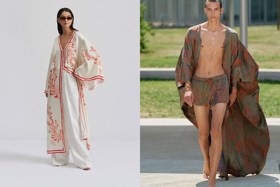 Sự bùng nổ của croptop, váy maxi và kaftan unisex