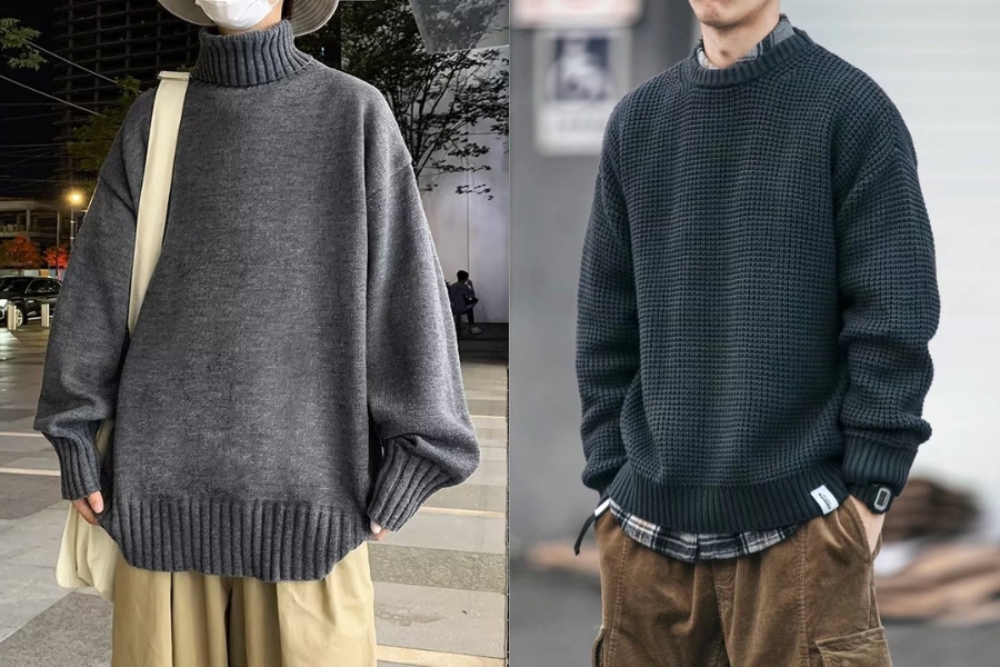 Mẫu áo sweater basic