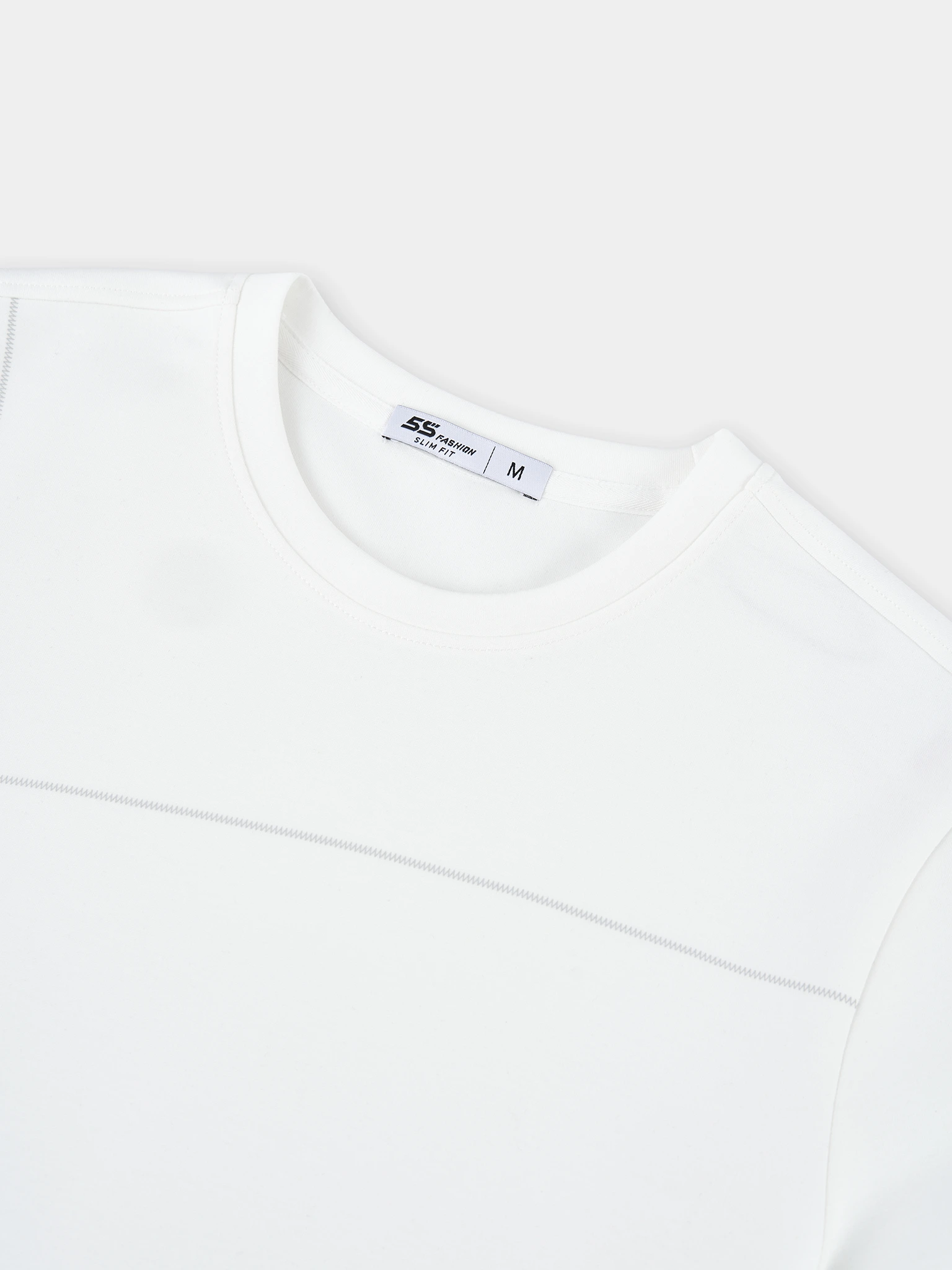 Áo Nỉ Nam 5S Fashion Phom Slimfit Phối Kẻ Tinh Tế M0ANI25005