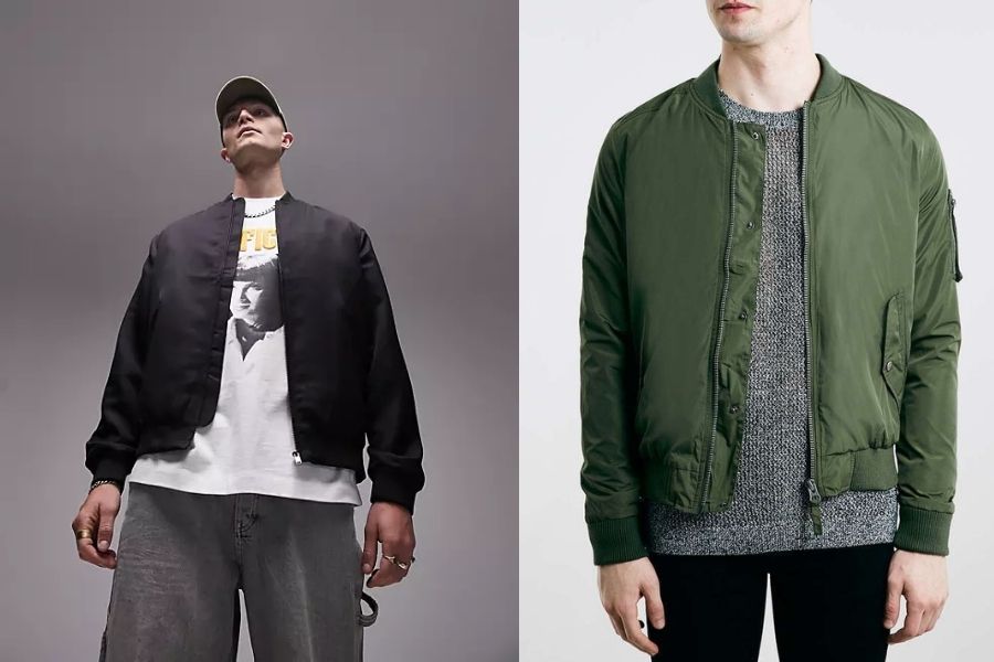 Dễ phối đồ với áo khoác jacket Topman