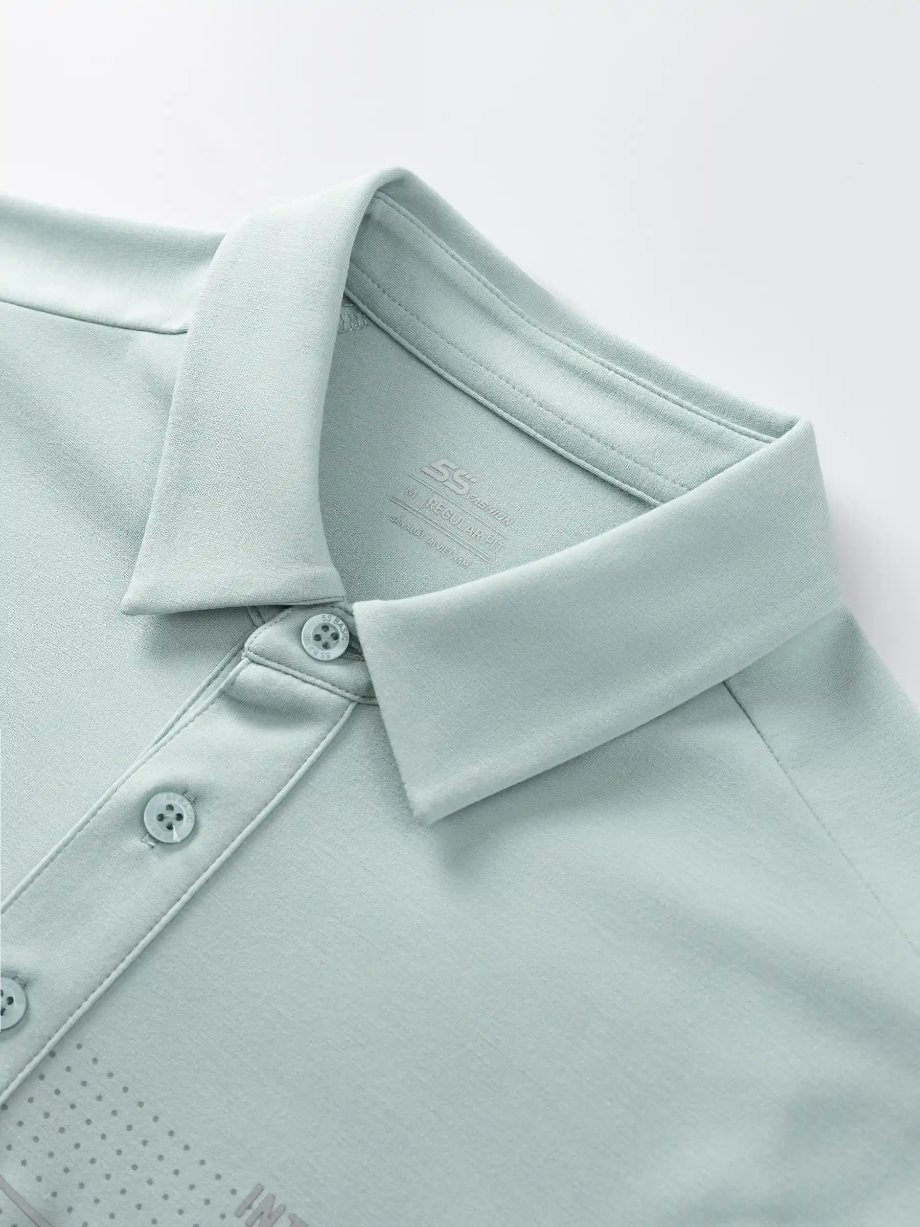 Áo Polo Nam 5S Fashion In Ngang Ngực Slimfit APC25010
