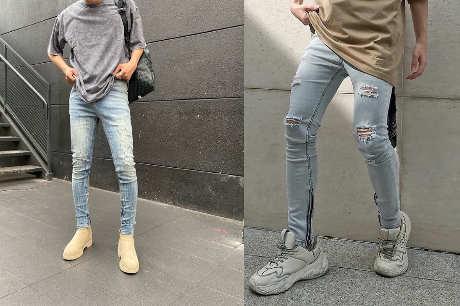 Quần jean nam zipper - mẫu quần jean hot nhất hiện nay