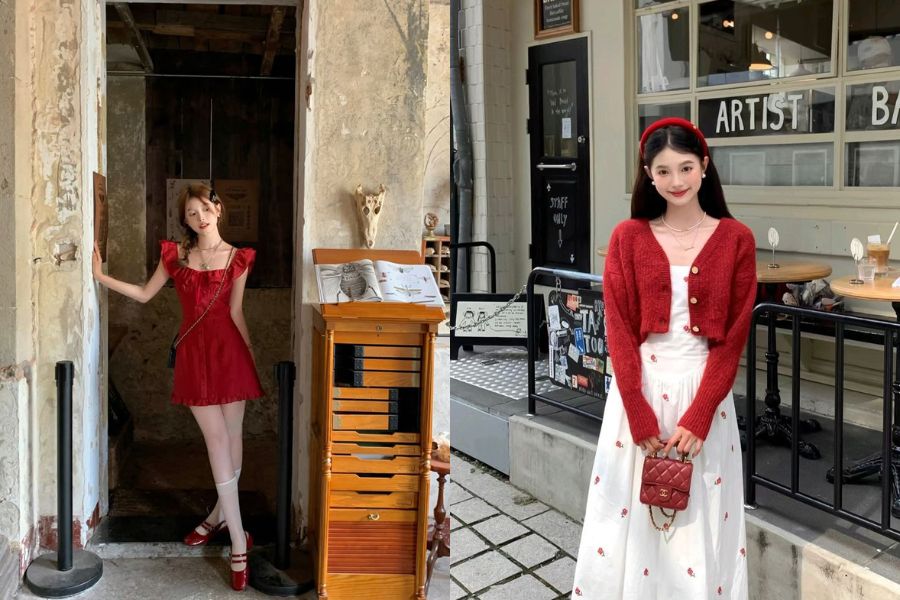 màu trang phục hợp mệnh thổ ngày tết 