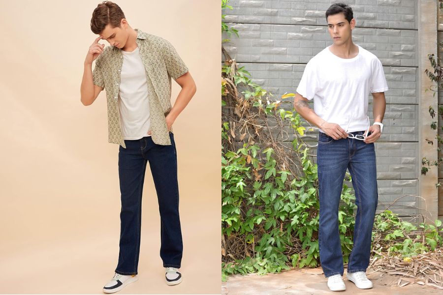 Quần bootcut jeans tôn dáng