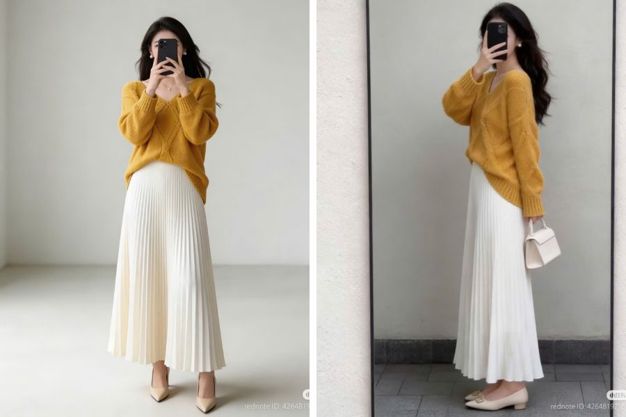 Mix đồ sắc màu trẻ trung, tươi tắn cho ngày mới thêm vui vẻ