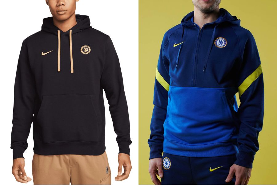 Áo hoodie bóng đá Nike x Chelsea 