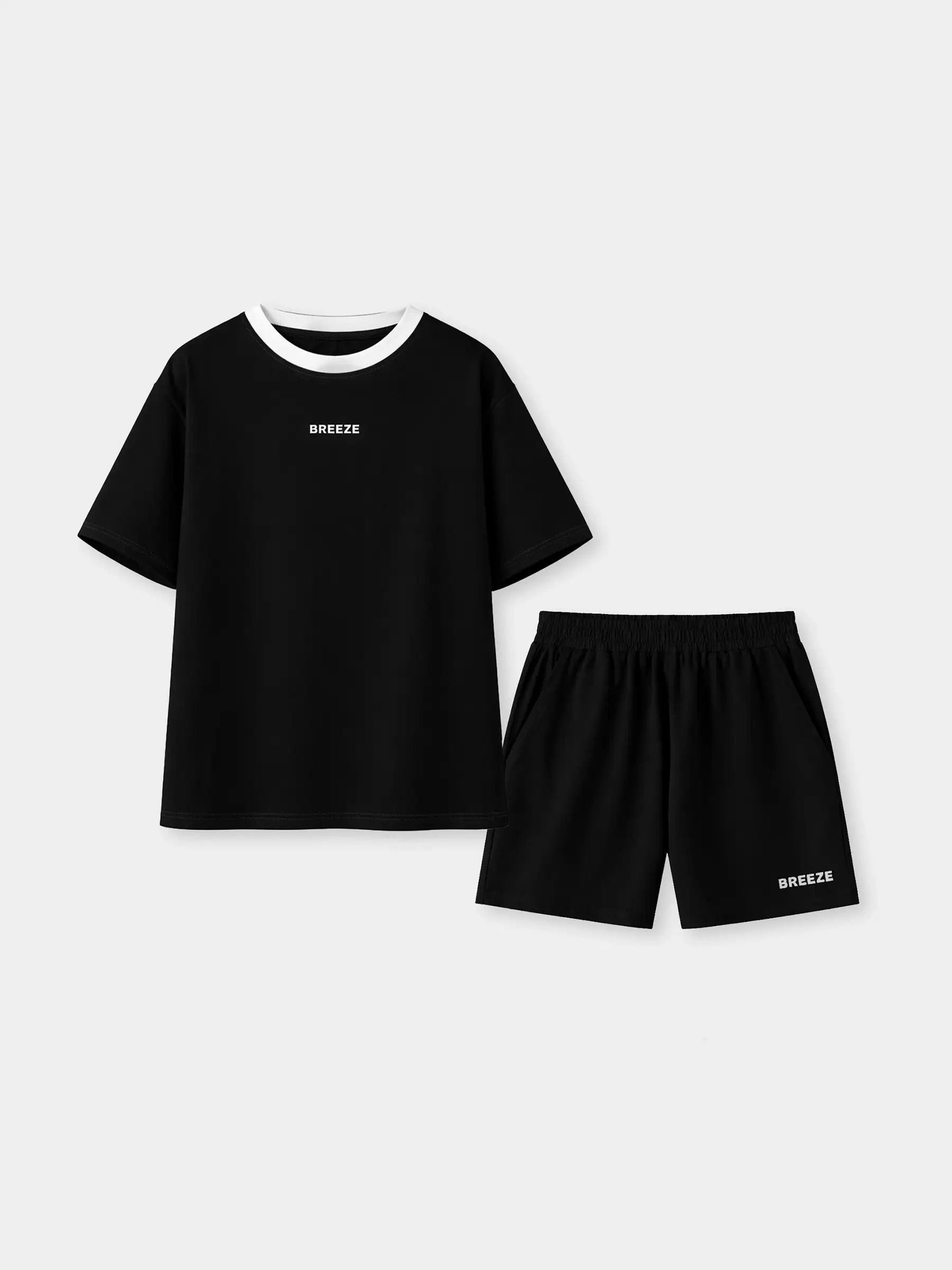 Bộ Thun Nữ Ngắn Tay EASY CASUAL 5S Fashion In Chữ WBTS26004