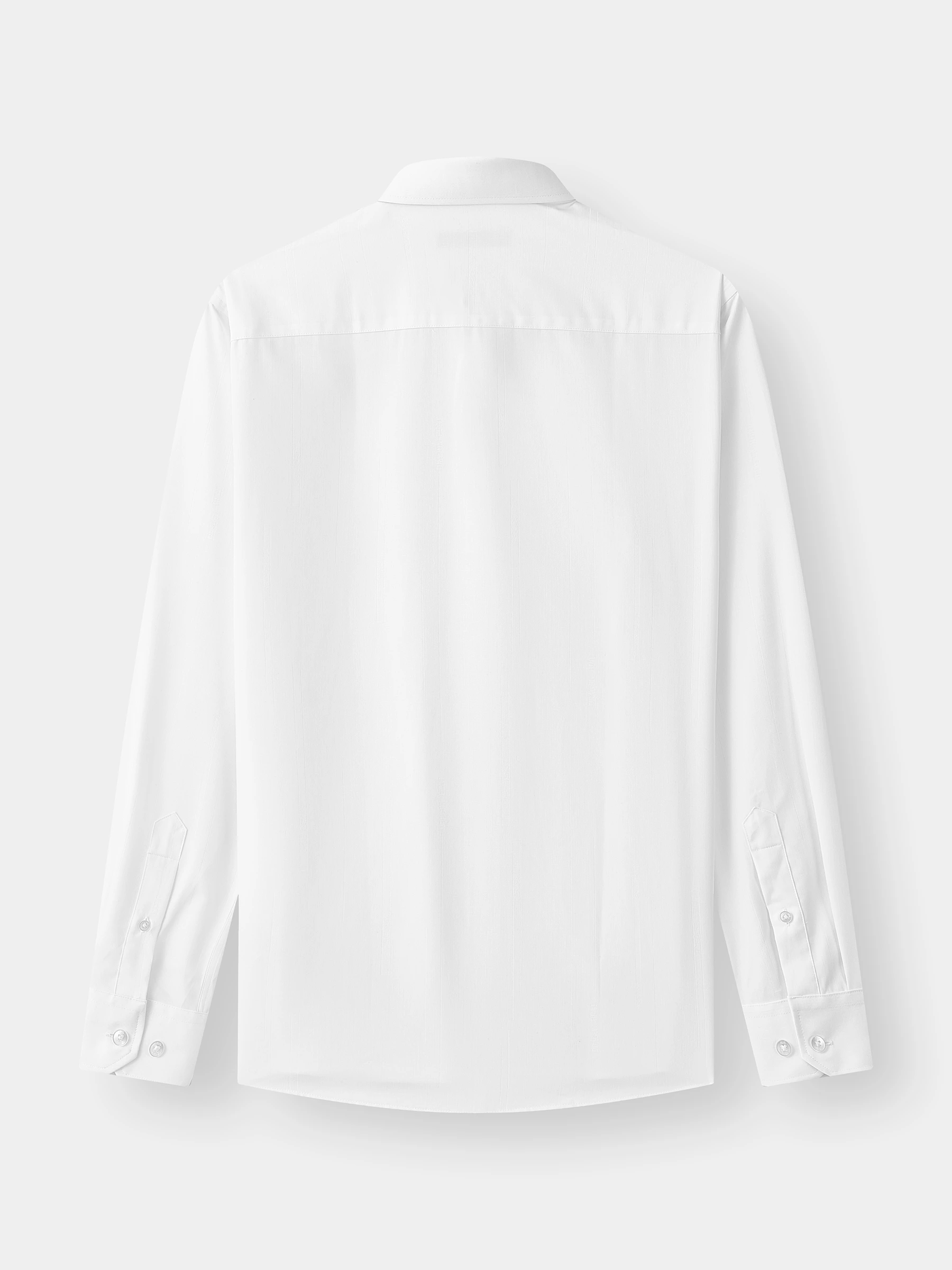 Áo Sơ Mi Nam 5S Fashion Màu Trắng Có Túi Phom Regular M0ASM25010