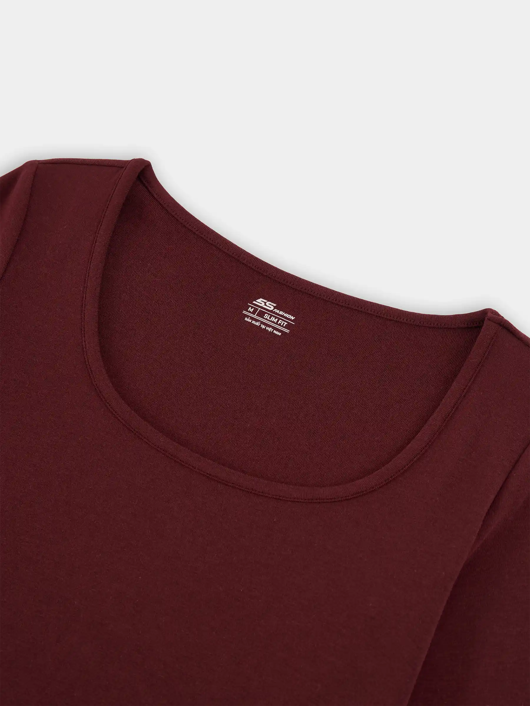 Áo Giữ Nhiệt Nữ 5S Fashion Cổ Vuông Slimfit W0AGN25003