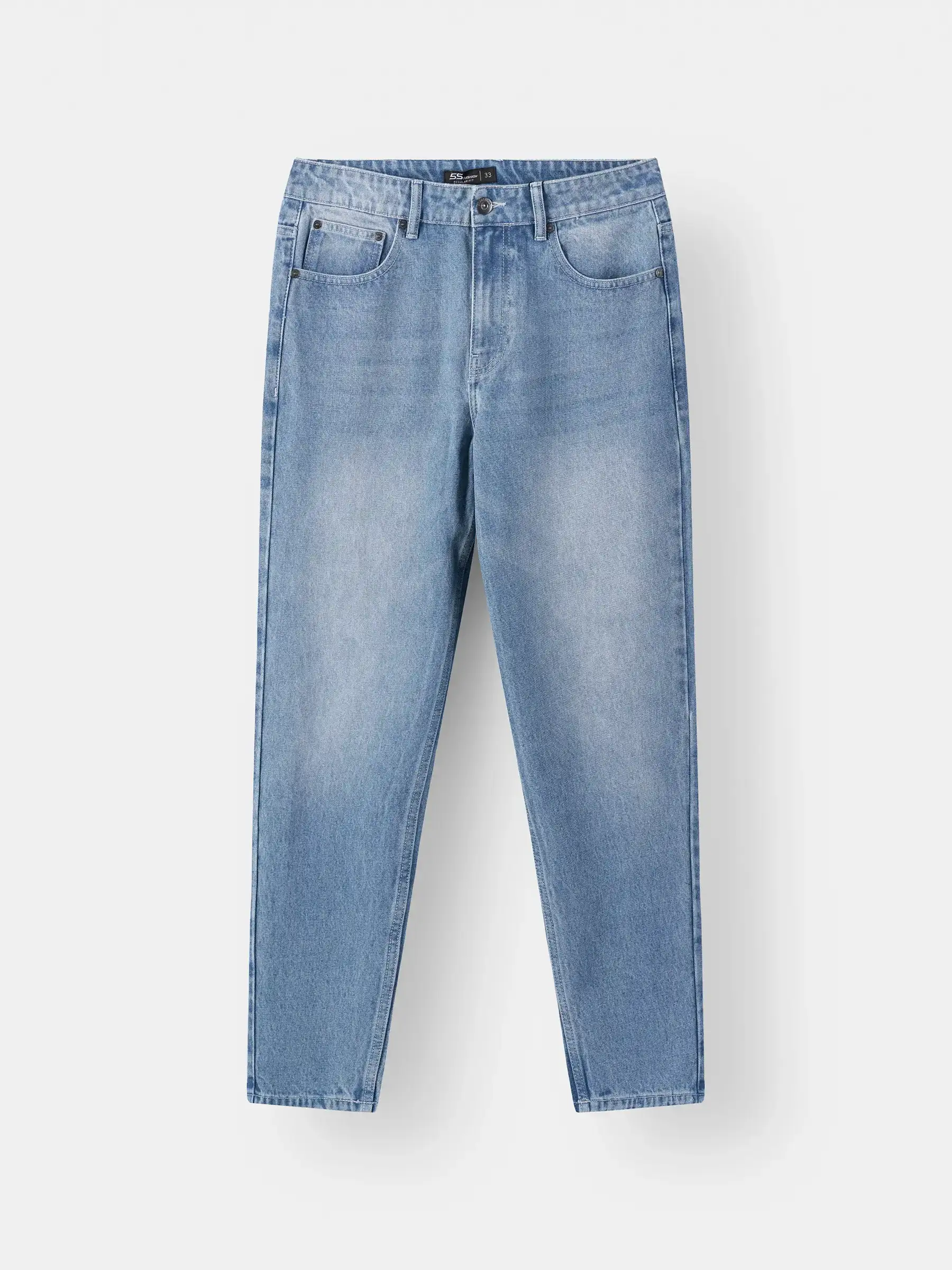 Quần Jean Nam 5S Fashion Phom Regular Basic M0QJE26015