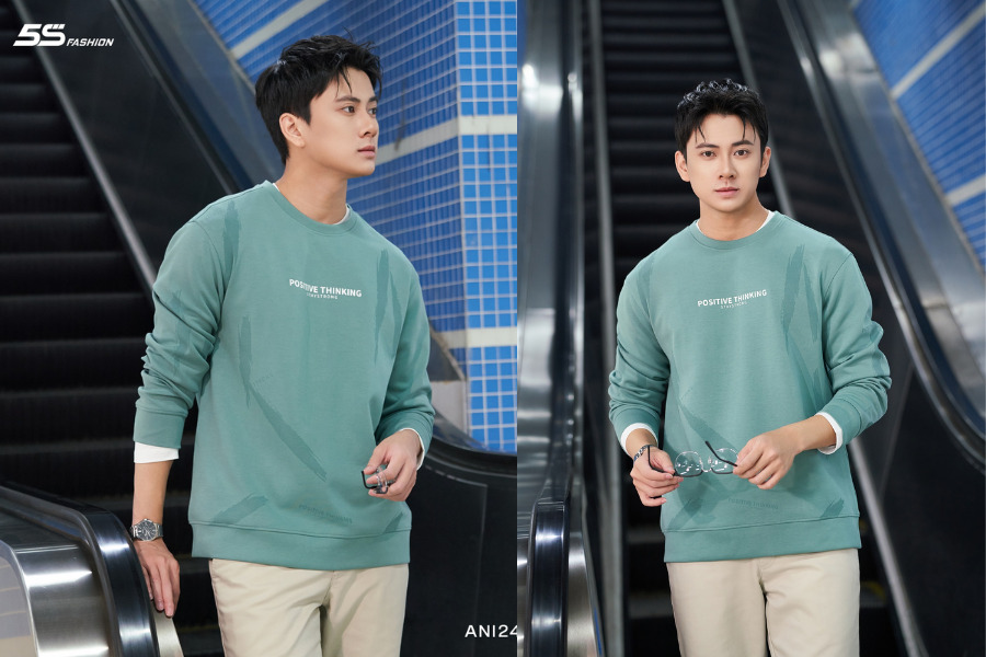 Diện áo sweater trong những ngày du xuân