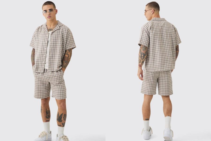 Quần short flannel mát mẻ, ấn tượng