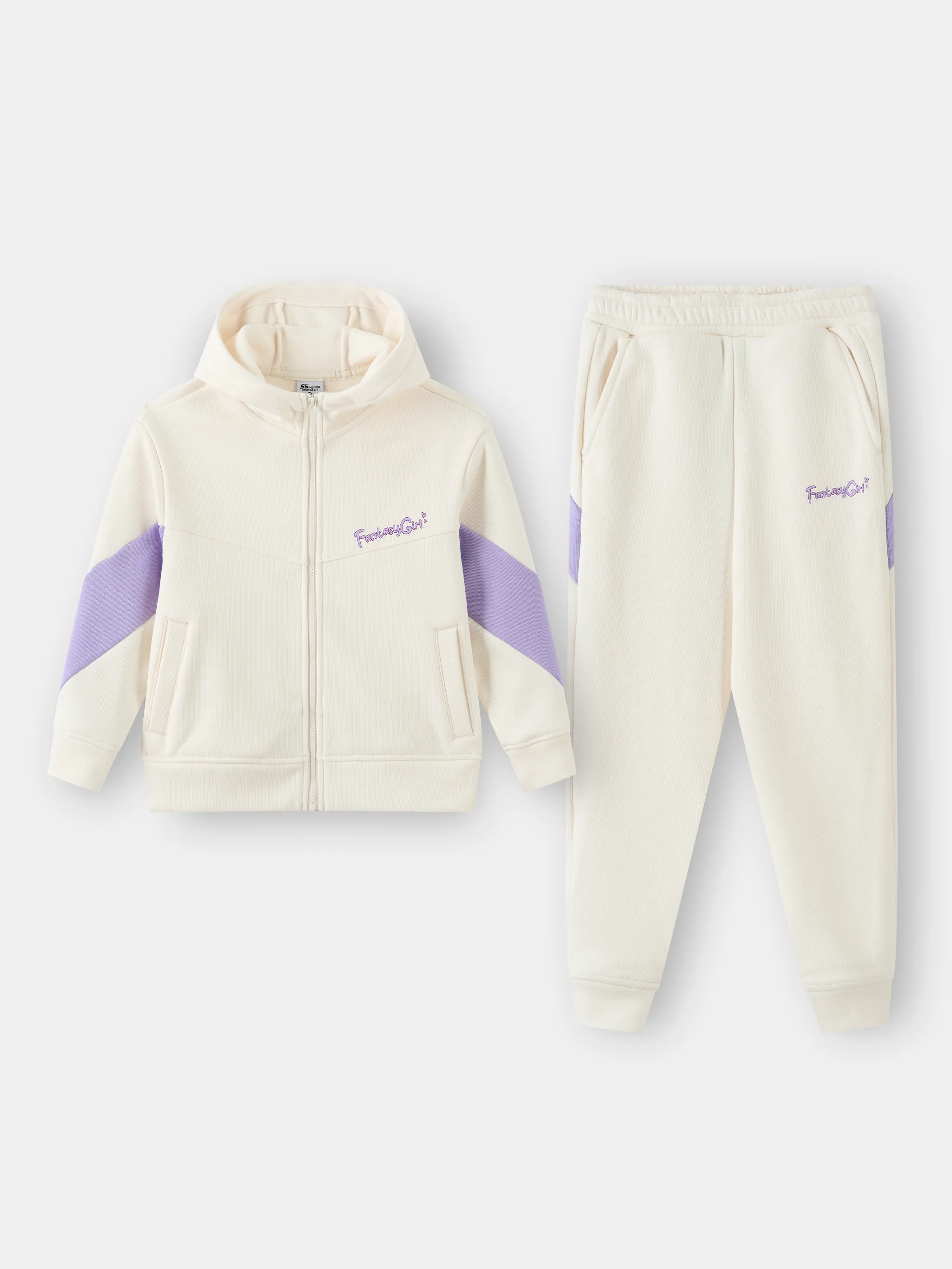 Bộ Nỉ Khóa Bé Gái 5S Fashion Dày Dặn, Ấm Áp GBNK25002