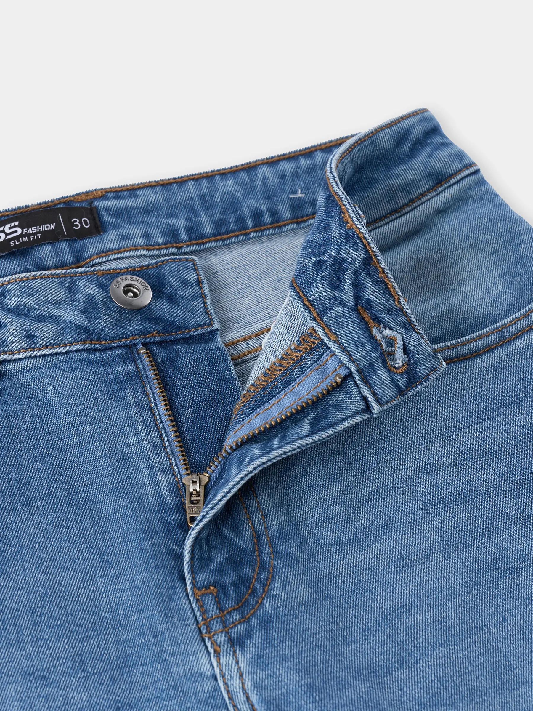 Quần Jean Nam 5S Fashion Phom Slimfit Trẻ Trung M0QJE25007