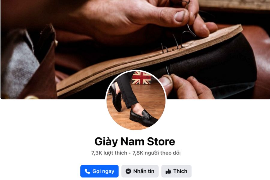 Shop giày nam Store là một trong các shop giày nam đẹp trên Facebook bán chạy nhất 