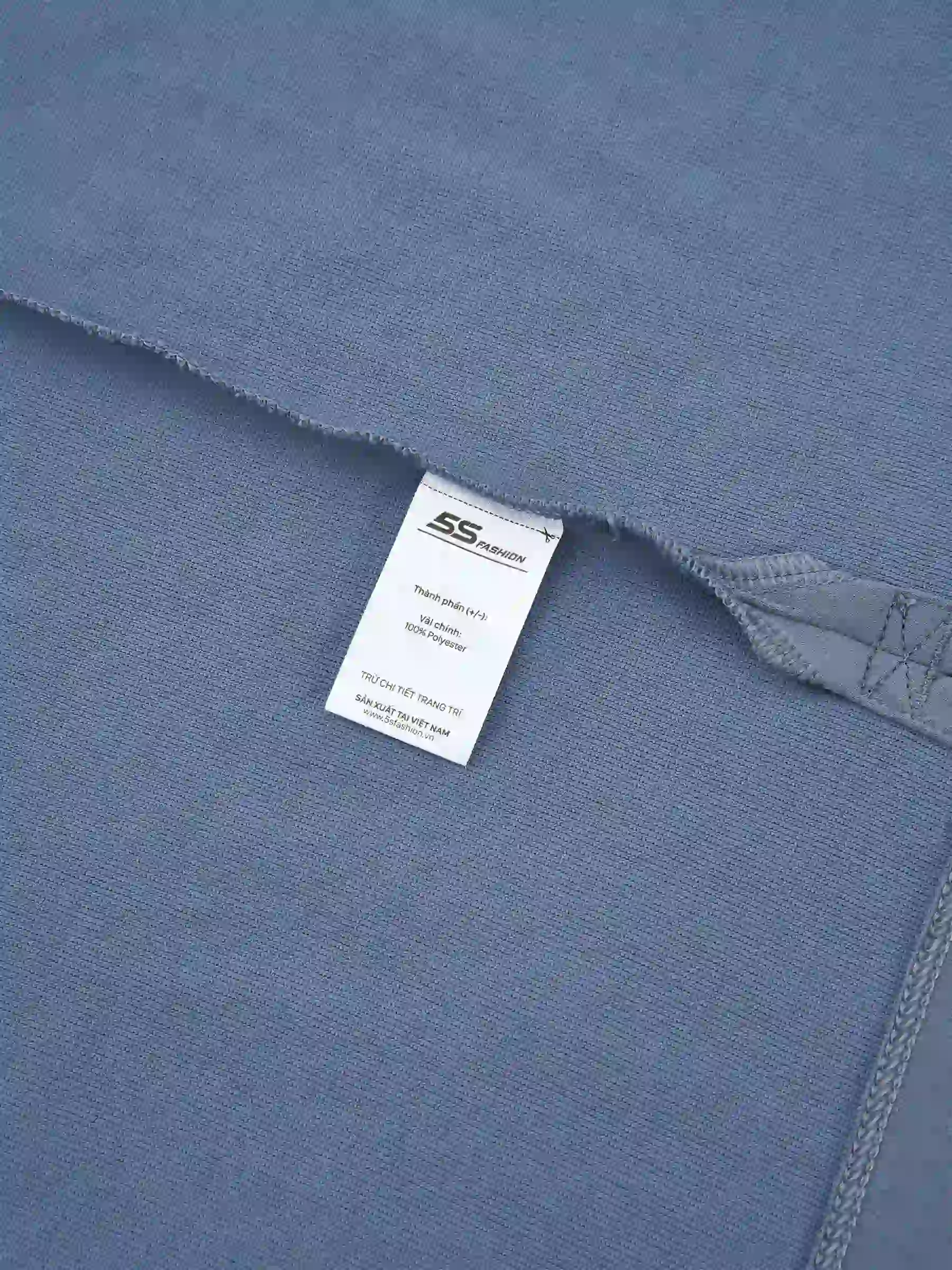 Áo Polo Nam Dài Tay 5S Fashion Phom Regular Cúc Bấm M0APD25008