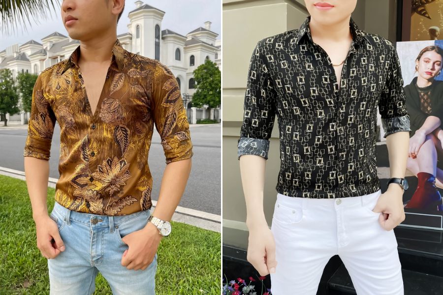 Lưu ý khi chọn mua áo sơ mi vải gấm nam