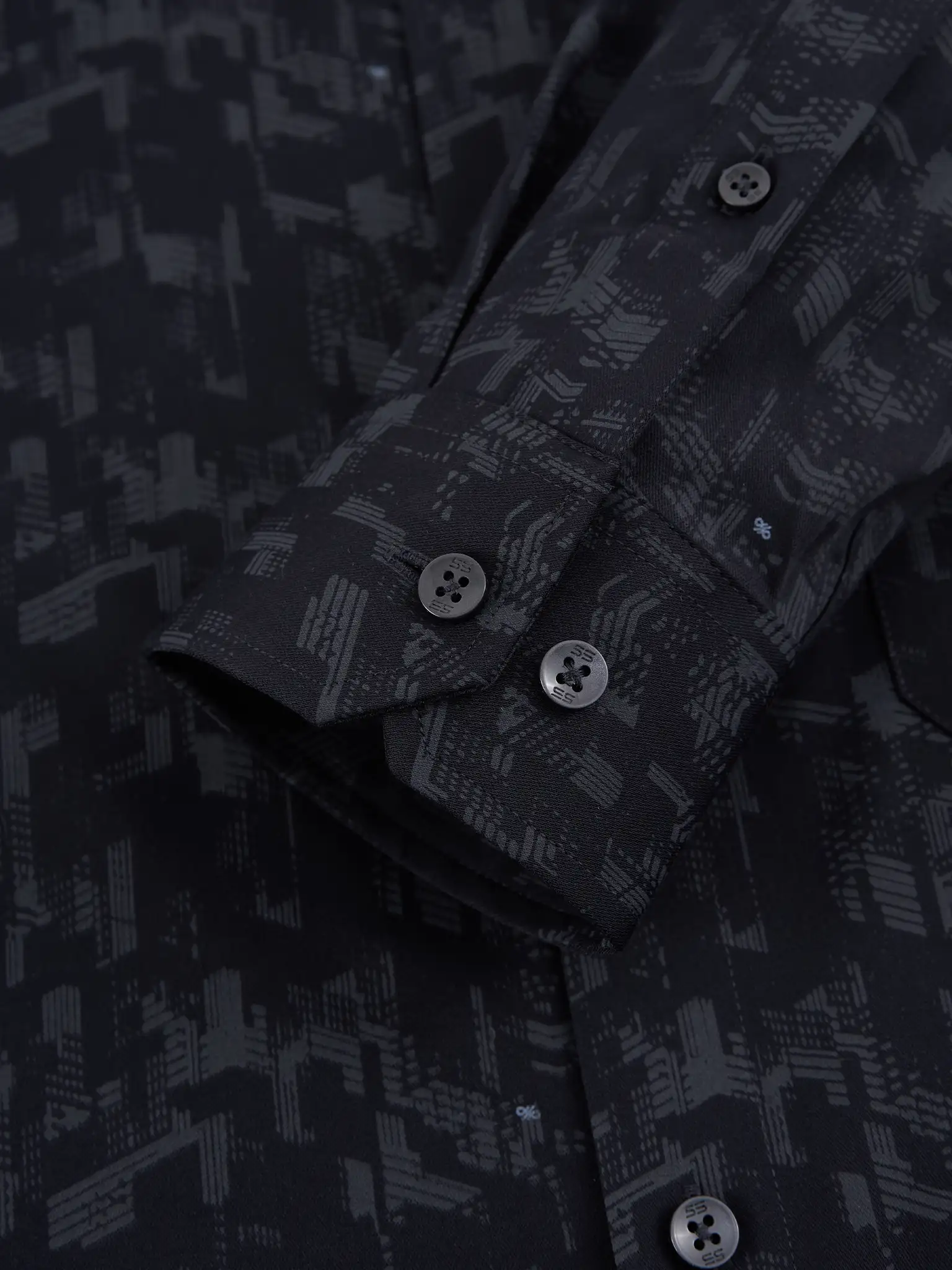 Áo Sơ Mi Dài Tay Nam 5S Fashion Họa Tiết Phom Regular M0ASM25014