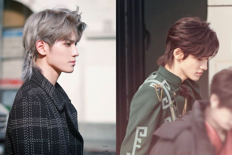 tóc mullet vuốt thẳng