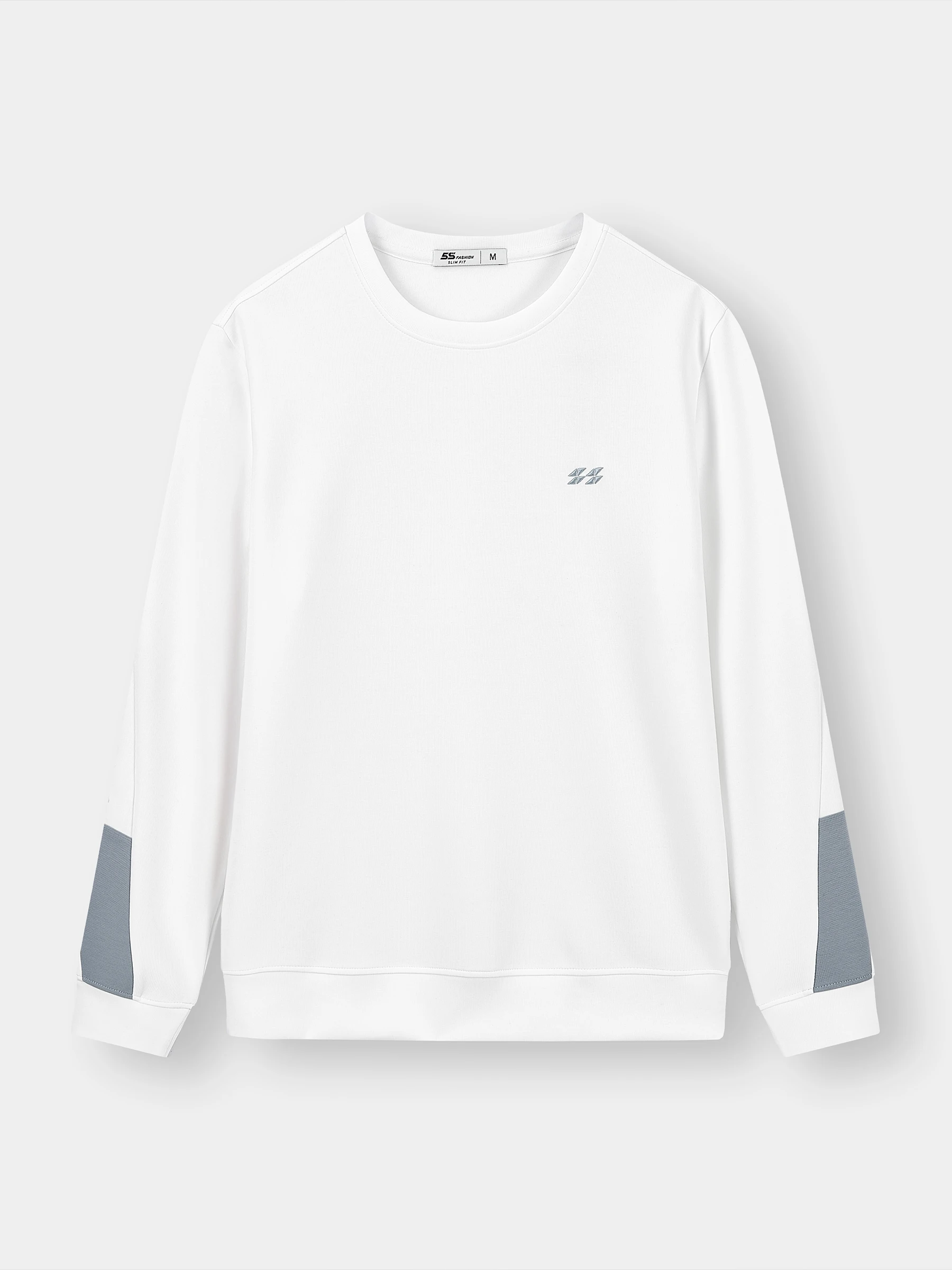 Áo Nỉ Nam Phối Tay 5S Fashion Thêu Logo Phom Slimfit M0ANI25002