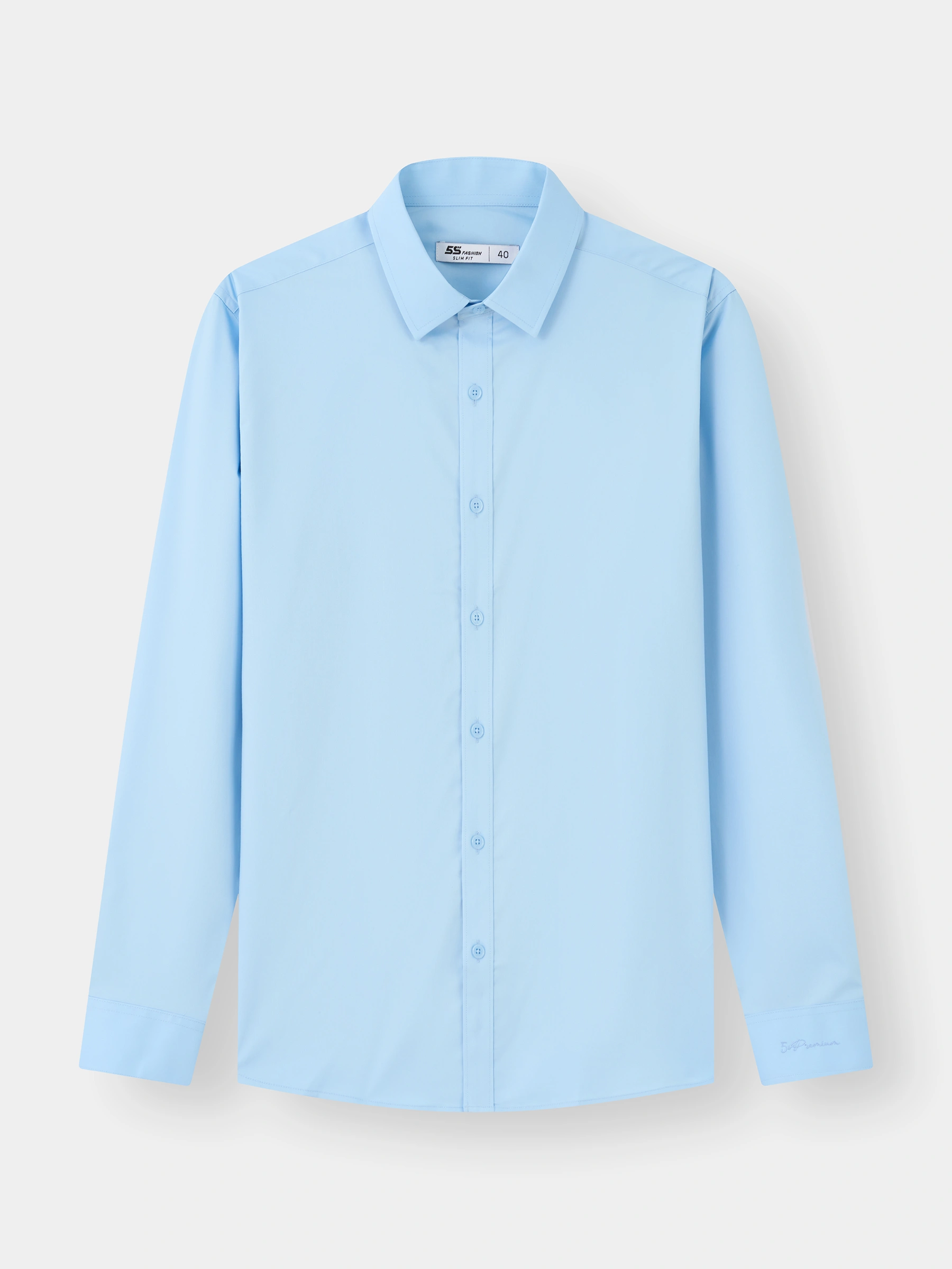 Áo Sơ Mi Nam Dài Tay 5S Fashion Phom Slimfit M0ASM25003