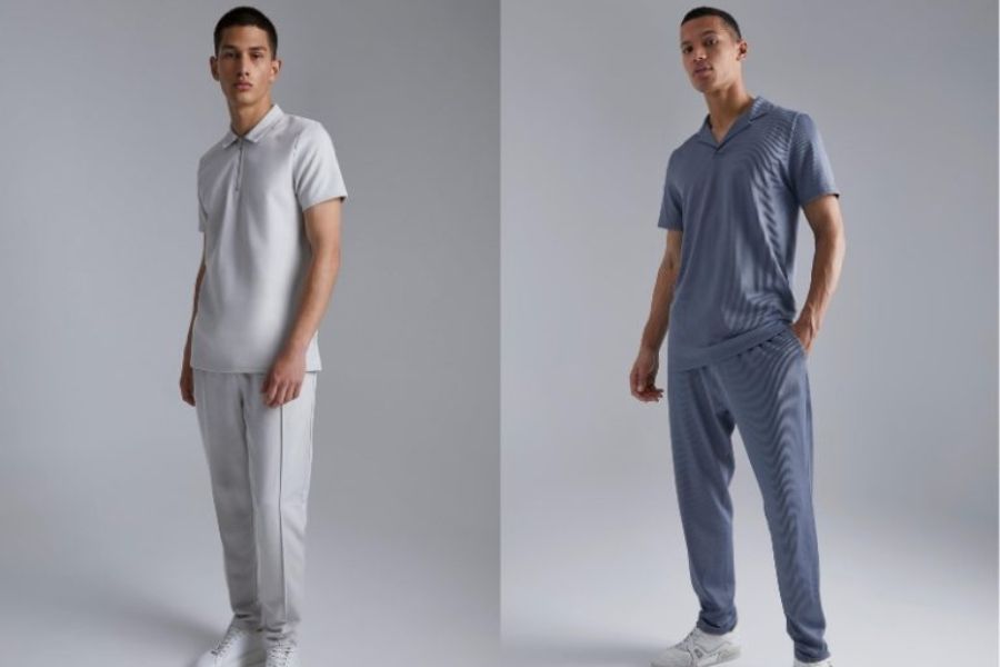  Áo polo oversize nam mix match cùng quần jogger