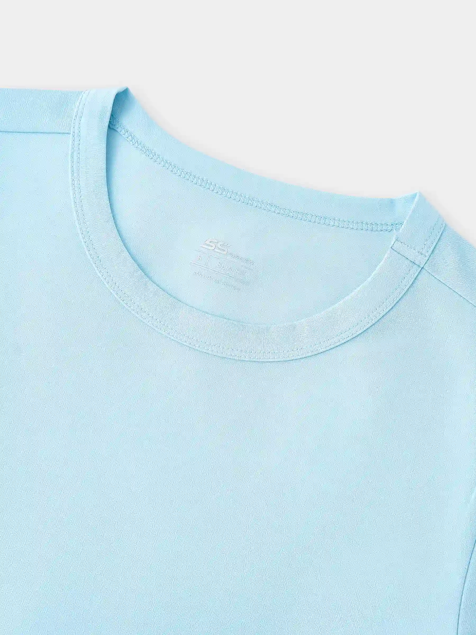 Áo Thun Dài Tay Nữ 5S Fashion Trơn Phom Slimfit W0ATH25001