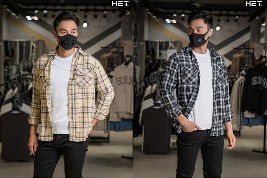 Áo sơ mi vải dạ đến từ thương hiệu H2T sẽ lựa chọn đẳng cấp và thời trang cho các quý ông Việt