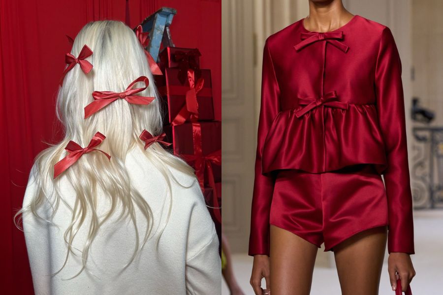 Phong cách thời trang lấy cảm hứng từ chiếc nơ