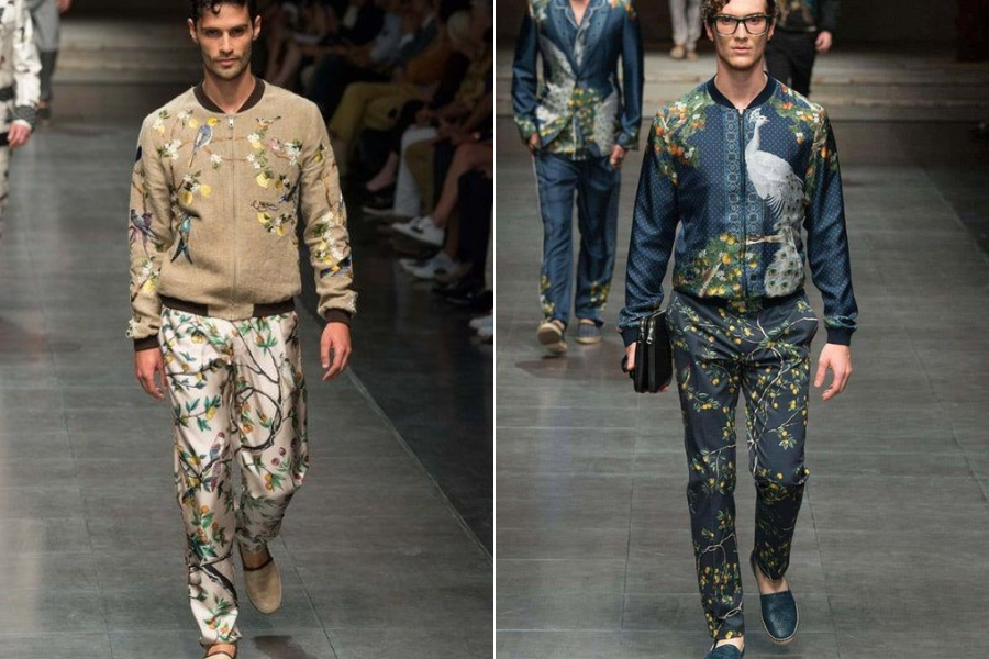 Áo bomber nam hàng hiệu Dolce & Gabbana nổi bật với thiết kế táo bạo