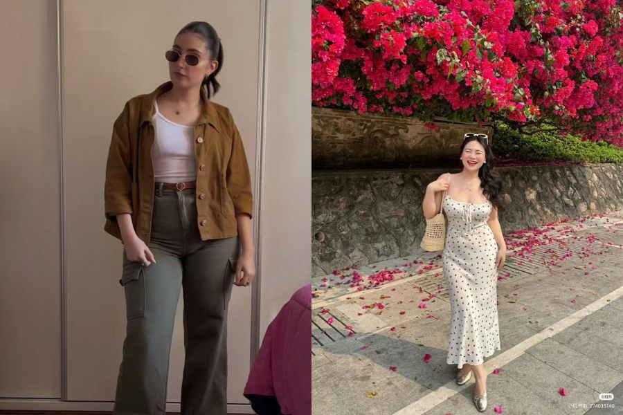 tạo điểm nhấn tại eo trang phục cho nàng chubby