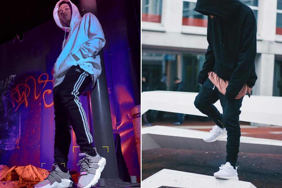 Cách phối đồ với giày prophere nam với áo hoodie