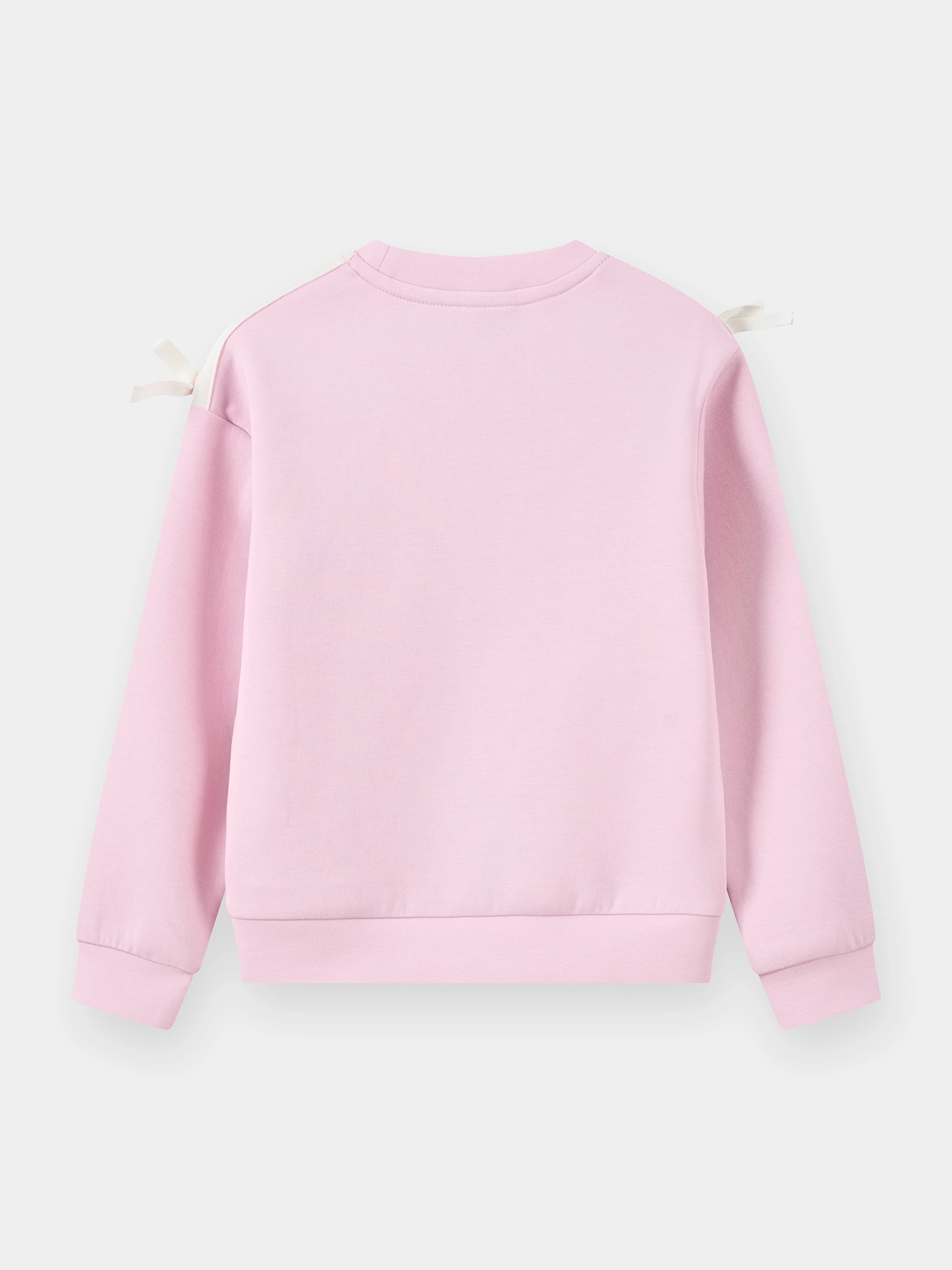 Áo Nỉ Bé Gái 5S Fashion Phối Nơ Phom Regular MBANI25001