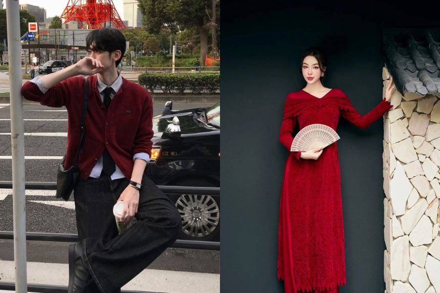 Màu đỏ luôn là "ông hoàng" của ngày Tết