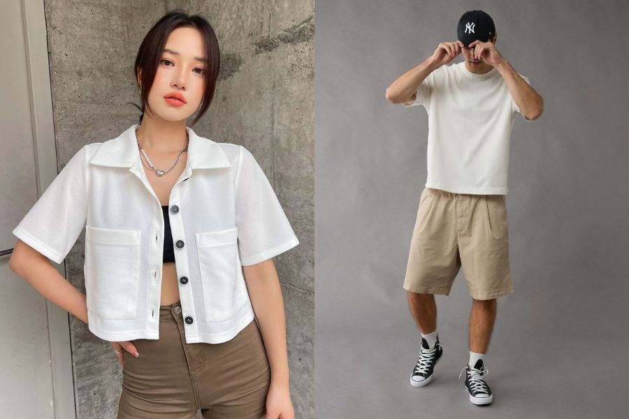 Kết hợp trang phục form boxy với phụ kiện nhỏ gọn