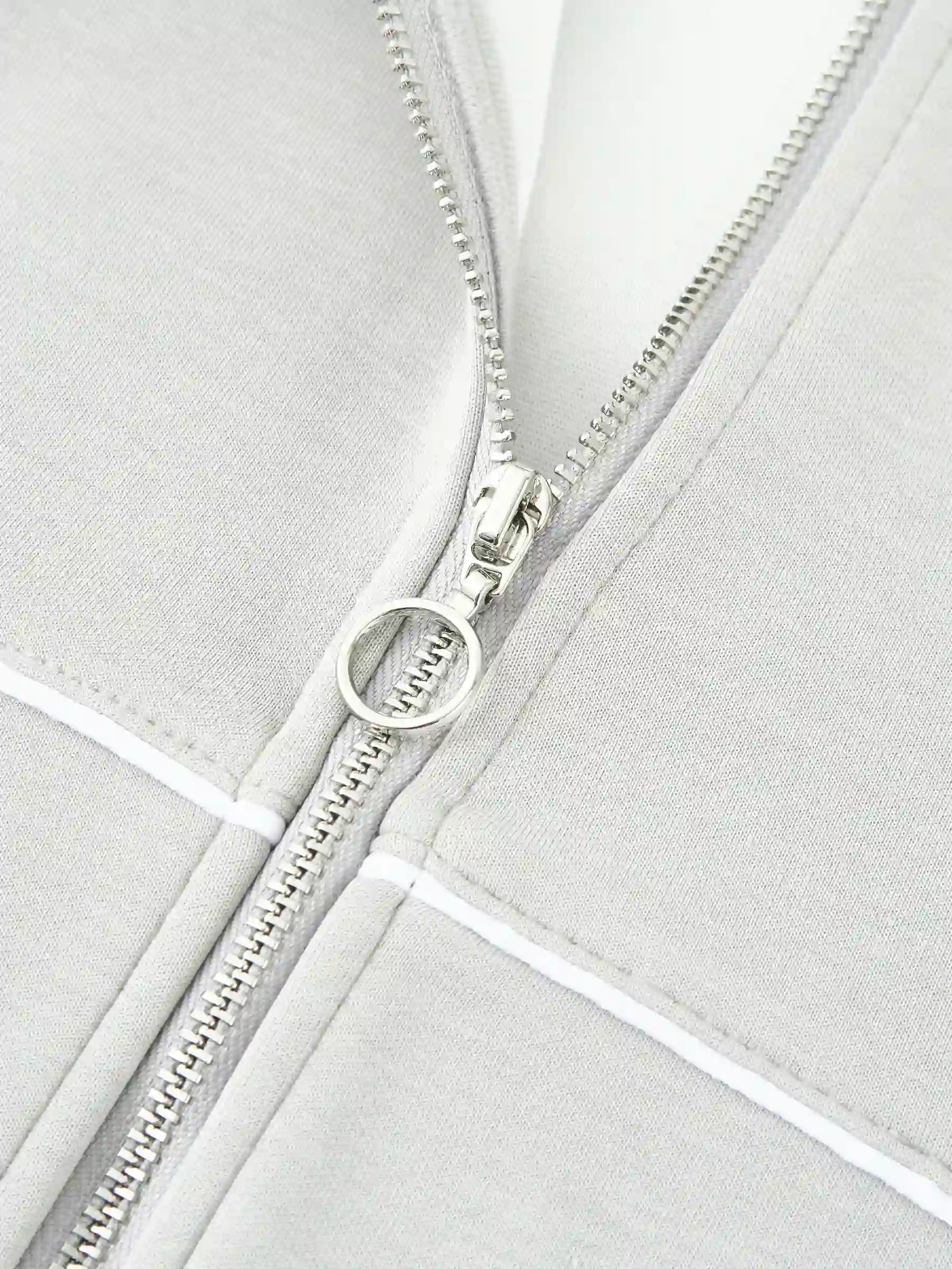 Áo Nỉ Khóa Nữ 5S Fashion Phối Line Phom Regular WBAKN25008