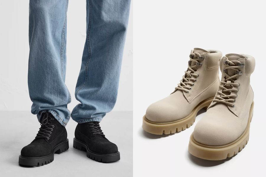  Zara - Thương hiệu giày boot nam thời thượng 